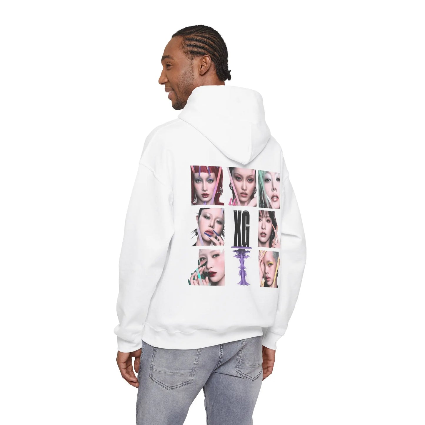 Portrait hoodie Printify